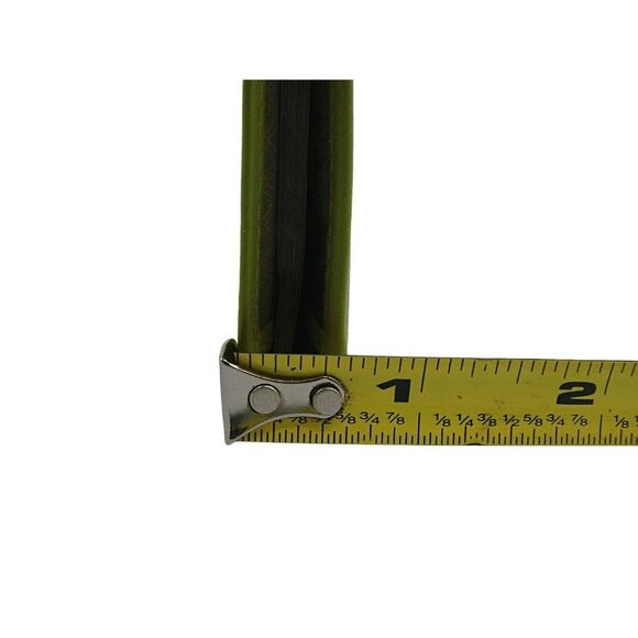 Genuine Leather Card ID Holder Photos Small Wallet Lime Green 4x3" Pocket Wallet - Picture 10 of 10